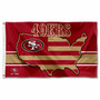 San Francisco 49ers USA Country Flag