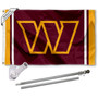Washington Commanders Stripes Flag Pole and Bracket Kit