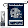 Dallas Cowboys Helmet Garden Flag and Stand Pole Mount
