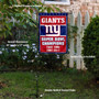 New York Giants 4 Time Champions Garden Banner and Flag Stand