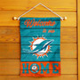 Miami Dolphins Welcome To Our Home Double Sided Garden Flag