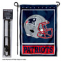 New England Patriots Helmet Garden Banner and Flag Stand