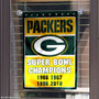 Green Bay Packers 4 Time Super Bowl Champs Garden Flag