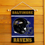 Baltimore Ravens Helmet Double Sided Garden Banner Flag