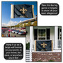 New Orleans Saints Black Sideline 3x5 Banner Flag