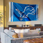 Detroit Lions Logo Banner Flag with Tack Wall Pads