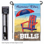 Buffalo Bills Summer Seasonal Garden Banner and Flag Stand
