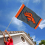 Denver Broncos Black Sideline 3x5 Banner Flag