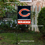 Chicago Bears C Logo Garden Flag and Stand