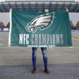 Philadelphia Eagles NFC 2022 Champions and Super Bowl 2023 Bound 3x5 Banner Flag
