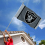 Las Vegas Raiders Black Sideline 3x5 Banner Flag