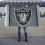 Las Vegas Raiders Black Sideline 3x5 Banner Flag