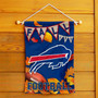 Buffalo Bills Fall Football Leaves Decorative Double Sided Garden Flag