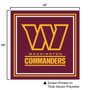 Washington Commanders Tablecloth 48 Inch Table Cover