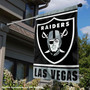 Las Vegas Raiders New Logo Banner House Flag