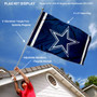 Dallas Cowboys Blue Flag Pole and Bracket Kit