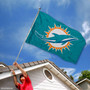 Miami Dolphins Embroidered Nylon Flag