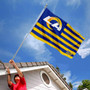 Los Angeles Rams American Stripes Nation Flag