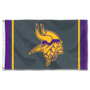 Minnesota Vikings Black Sideline 3x5 Banner Flag