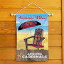 Arizona Cardinals Summer Vibes Double Sided Garden Flag