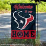 Houston Texans Welcome To Our Home Double Sided Garden Flag