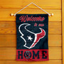 Houston Texans Welcome To Our Home Double Sided Garden Flag