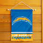 Los Angeles Chargers Wordmark Double Sided Garden Flag Flag