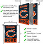 Chicago Bears Welcome To Our Home Double Sided Garden Flag