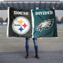 House Divided Flag - Steelers vs. Eagles