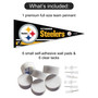 Pittsburgh Steelers Banner Pennant with Tack Wall Pads