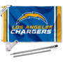 Los Angeles Chargers Flag Pole and Mount Bracket Kit