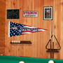 New England Patriots Nation USA Americana Stars and Stripes Pennant Flag