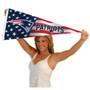 New England Patriots Nation USA Americana Stars and Stripes Pennant Flag