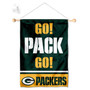 Green Bay Packers Go Pack Go Window and Wall Banner