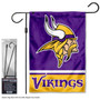 Minnesota Vikings Garden Flag and Stand Pole Mount