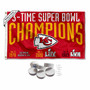 Kansas City Chiefs LVII 2022 2023 Super Bowl Champions Banner Flag with Tack Wall Pads