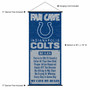 Indianapolis Colts Man Cave Fan Banner