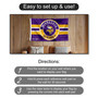Minnesota Vikings Patch Button Banner Flag with Tack Wall Pads
