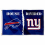 House Divided Flag - Buffalo Bills vs New York Giants