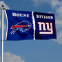 House Divided Flag - Buffalo Bills vs New York Giants