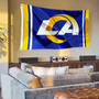 Los Angeles Rams LA Logo Banner Flag with Tack Wall Pads