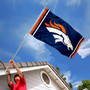 Denver Broncos Logo Banner Flag with Tack Wall Pads