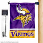 Minnesota Vikings Garden Flag and Mailbox Flag Pole Mount
