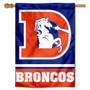 NFL Denver Broncos Vintage Logo Two Sided House Banner