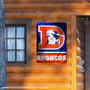 NFL Denver Broncos Vintage Logo Two Sided House Banner