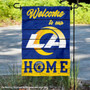 Los Angeles Rams Welcome To Our Home Double Sided Garden Flag