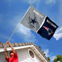 House Divided Flag - Cowboys vs Patriots