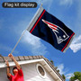 New England Patriots Flag Pole and Bracket Kit