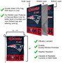 New England Patriots Welcome To Our Home Double Sided Garden Flag