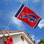 Buffalo Bills Red Banner Flag with Tack Wall Pads